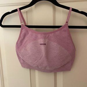 Gymshark Pink Sports Bra (Medium)